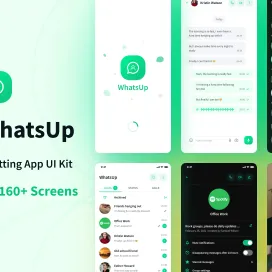 WhatsUp Chatting App UI Kit